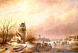 Skaters On A Frozen River